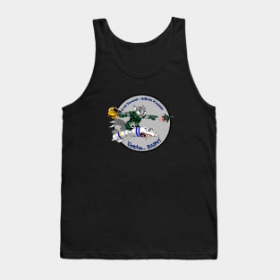 F-14 Tomcat - AIM-54 Phoenix Gotcha... BABY! - Grey Grunge Style Tank Top